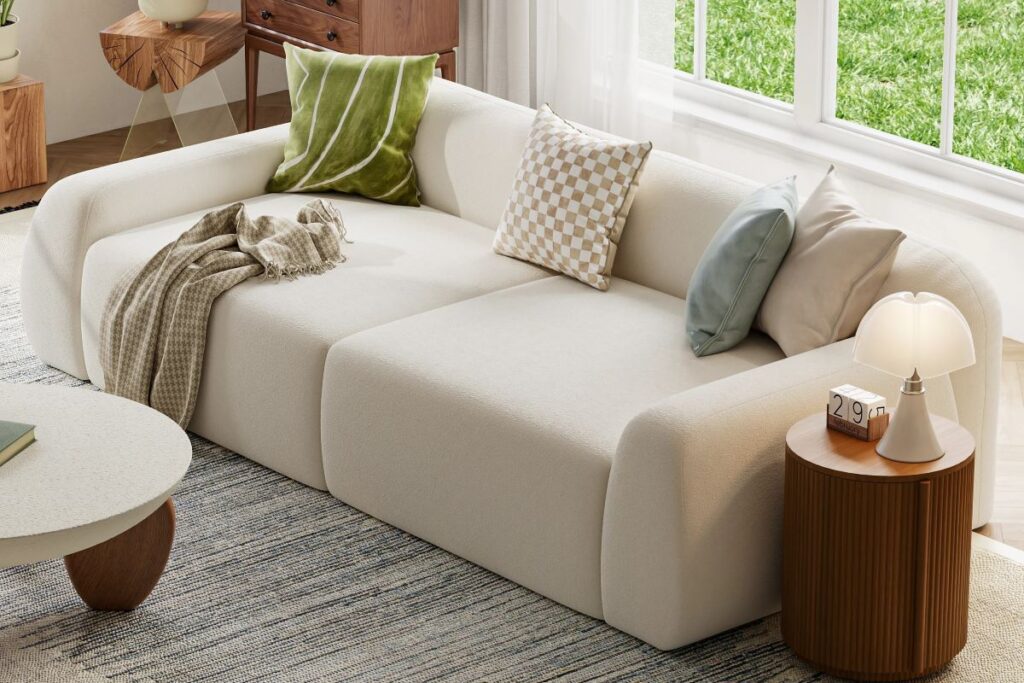 Create a Calm, Sleep-Friendly Bedroom with Mulberry Silk 5 velvet sofa