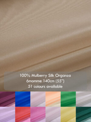 6 momme mulberry Silk organza