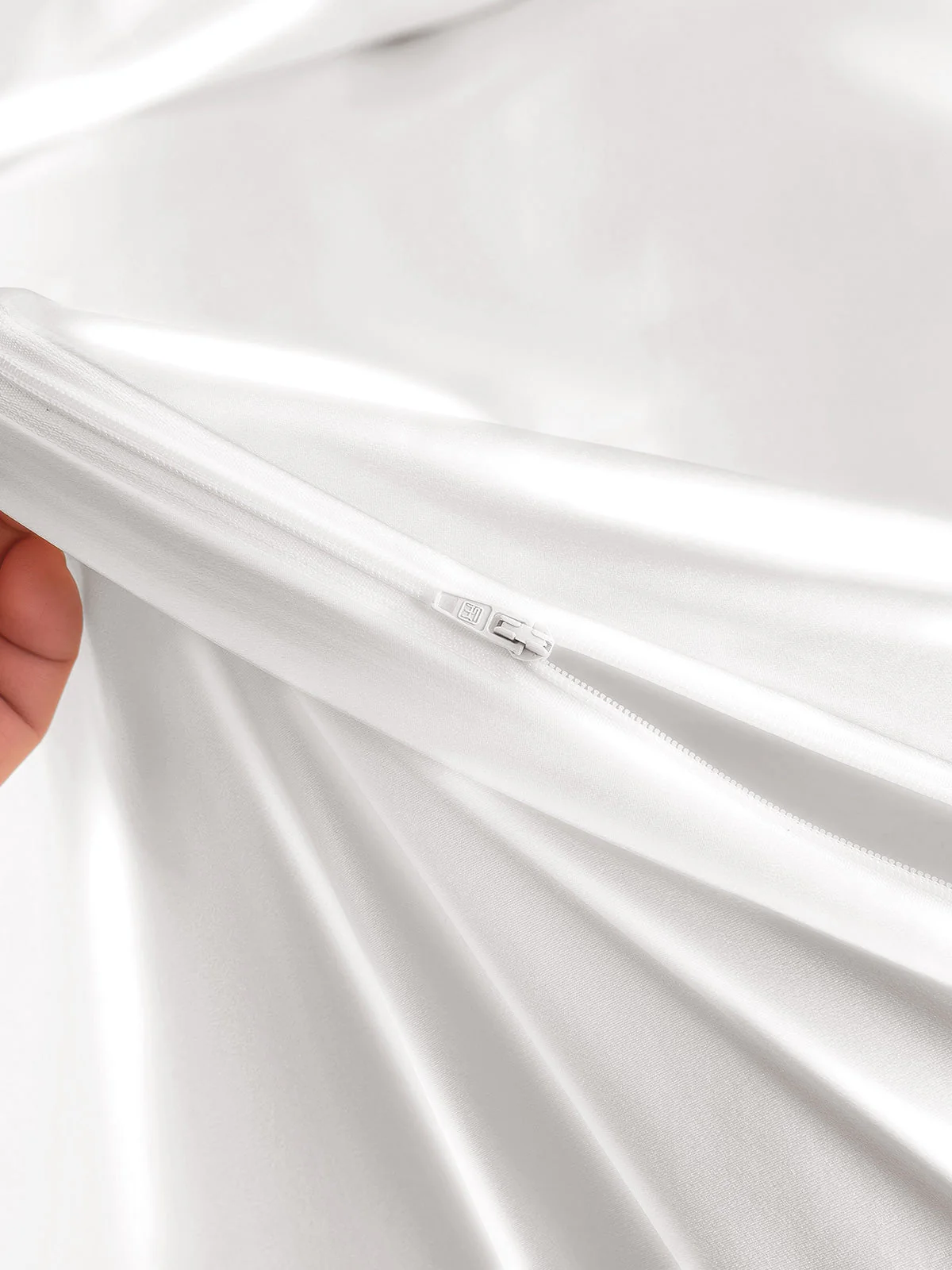 22Momme 4Pcs 100% mulberry Silk bedding Set Duvet Cover+Flat Sheet+2x Pillowcases 10 22Momme 4Pcs 100% mulberry Silk bedding Set Duvet Cover+Flat Sheet+2x Pillowcases - Image 10