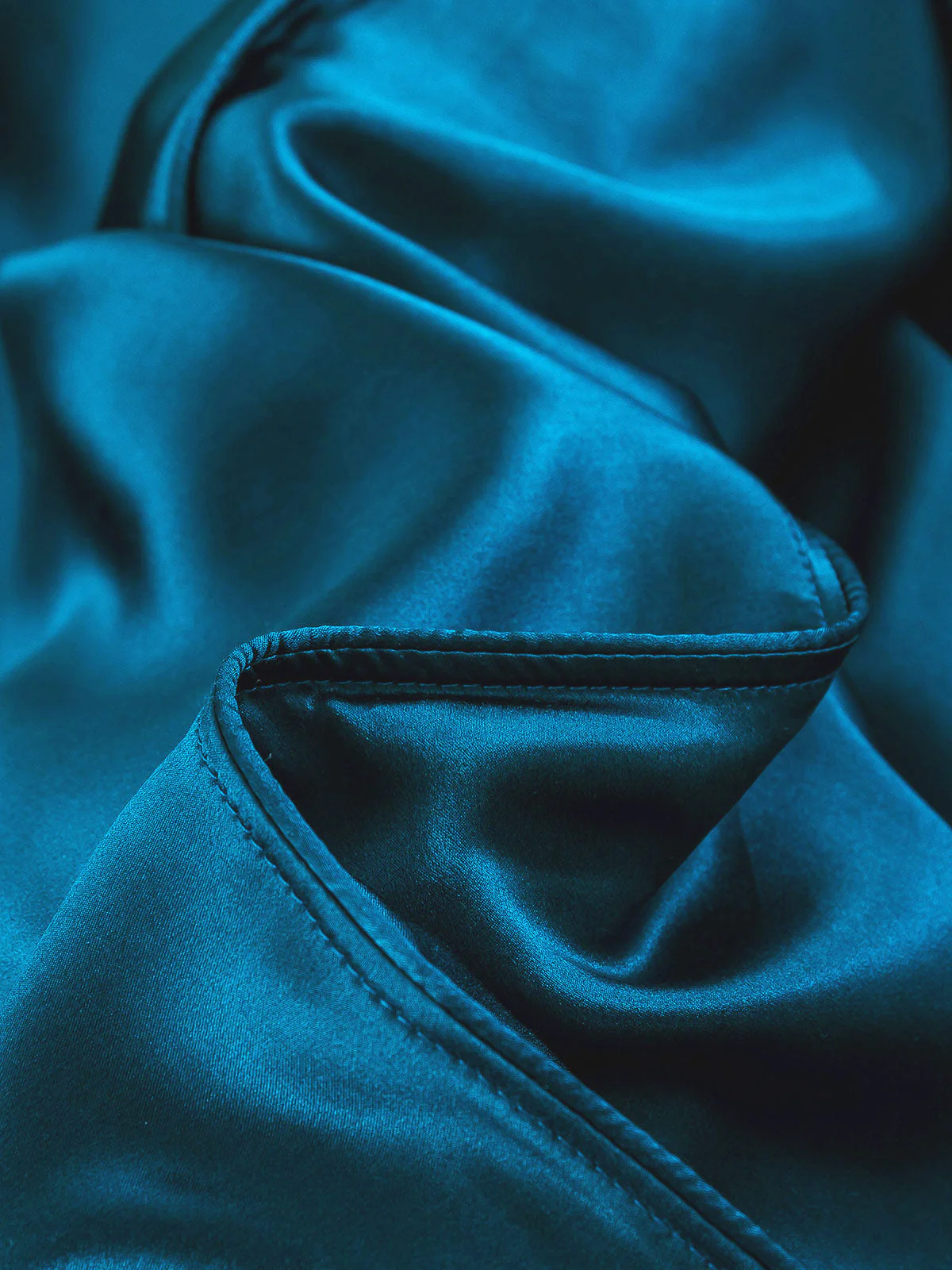 22Momme 4Pcs 100% mulberry Silk bedding Set Duvet Cover+Flat Sheet+2x Pillowcases 15 22Momme 4Pcs 100% mulberry Silk bedding Set Duvet Cover+Flat Sheet+2x Pillowcases - Image 15